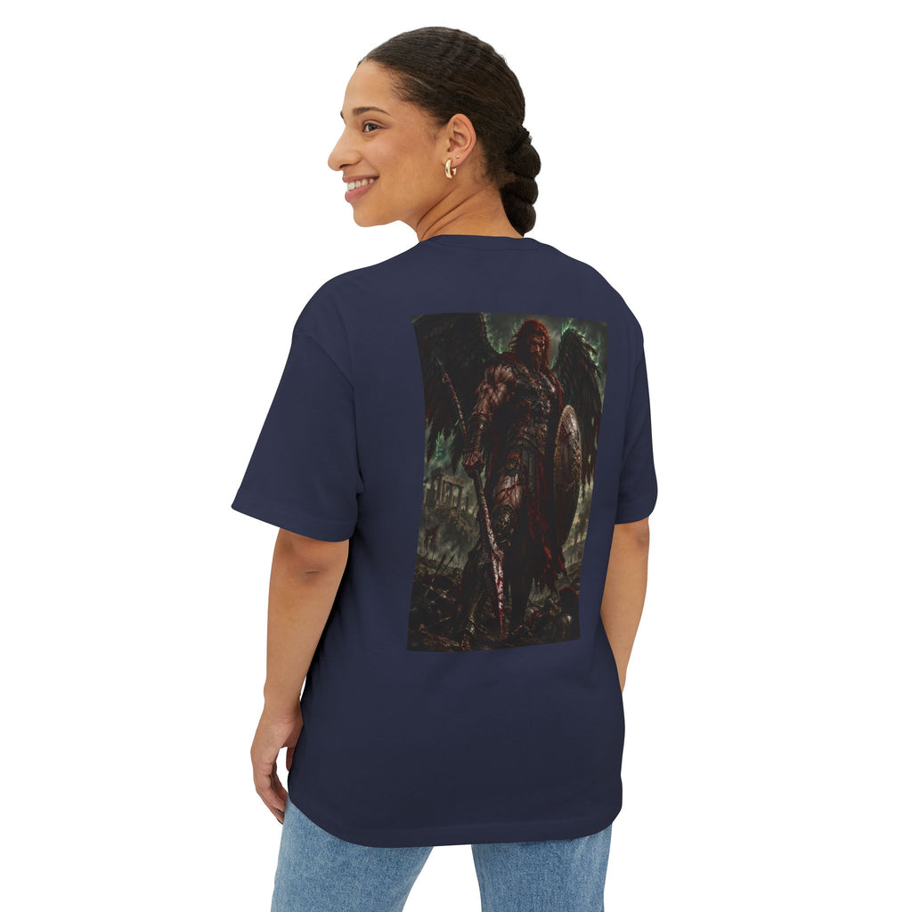 NaKonda Arcs Tee — Greek Gods Edition "Be a Reptile" Oversized Boxy T‑Shirt