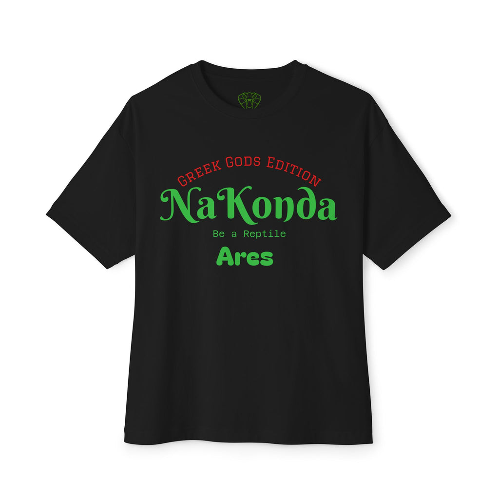 NaKonda Arcs Tee — Greek Gods Edition "Be a Reptile" Oversized Boxy T‑Shirt