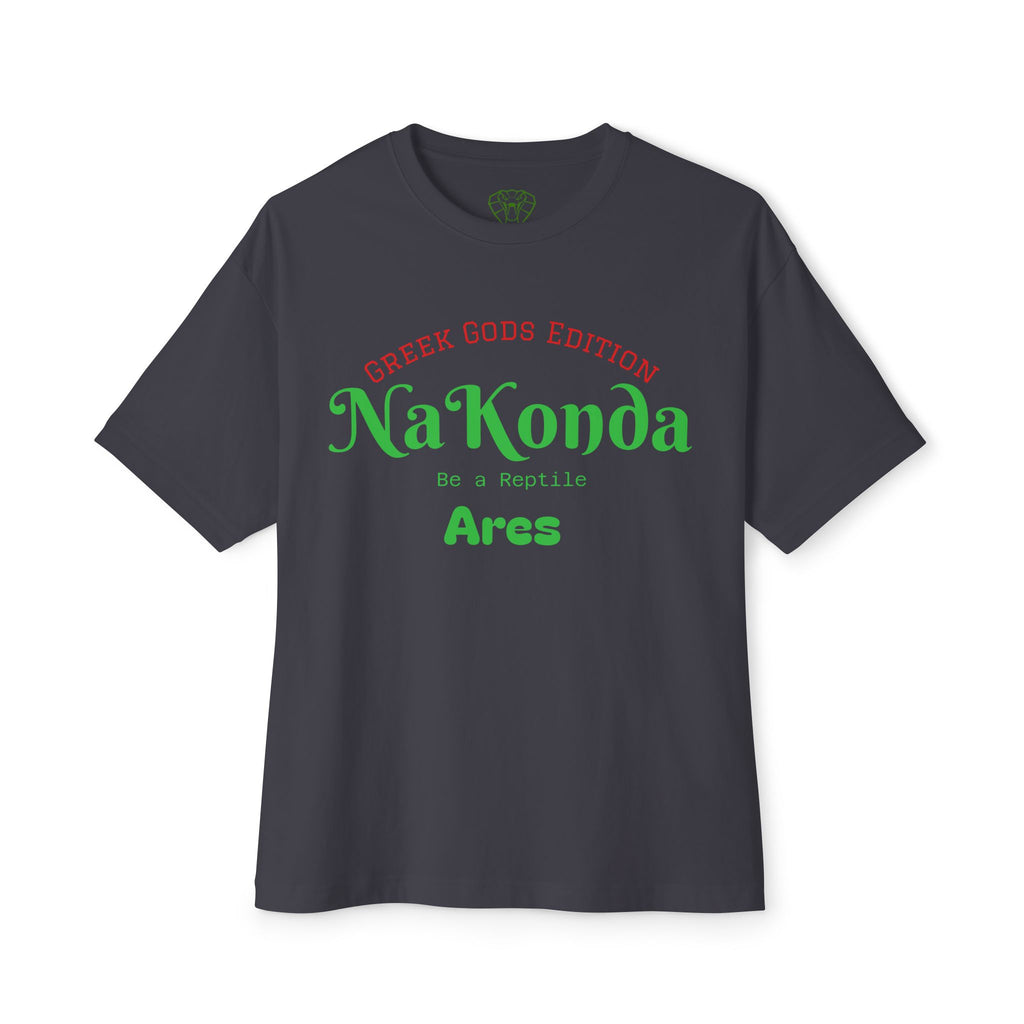 NaKonda Arcs Tee — Greek Gods Edition "Be a Reptile" Oversized Boxy T‑Shirt