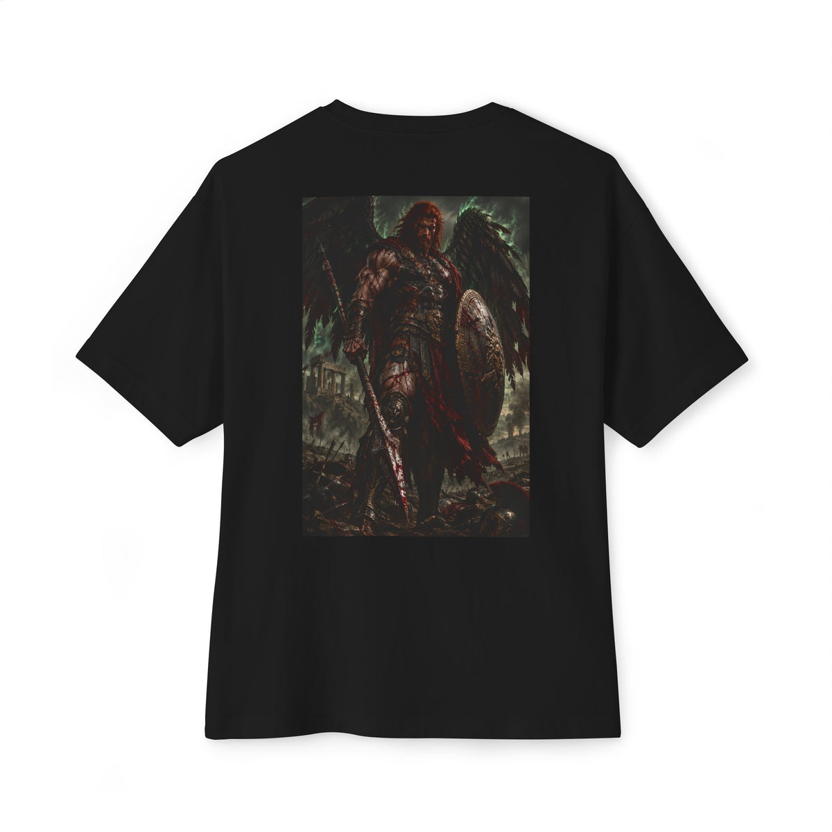 NaKonda Arcs Tee — Greek Gods Edition "Be a Reptile" Oversized Boxy T‑Shirt