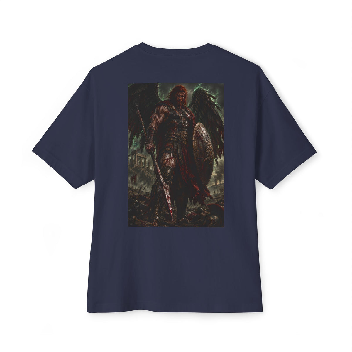 NaKonda Arcs Tee — Greek Gods Edition "Be a Reptile" Oversized Boxy T‑Shirt